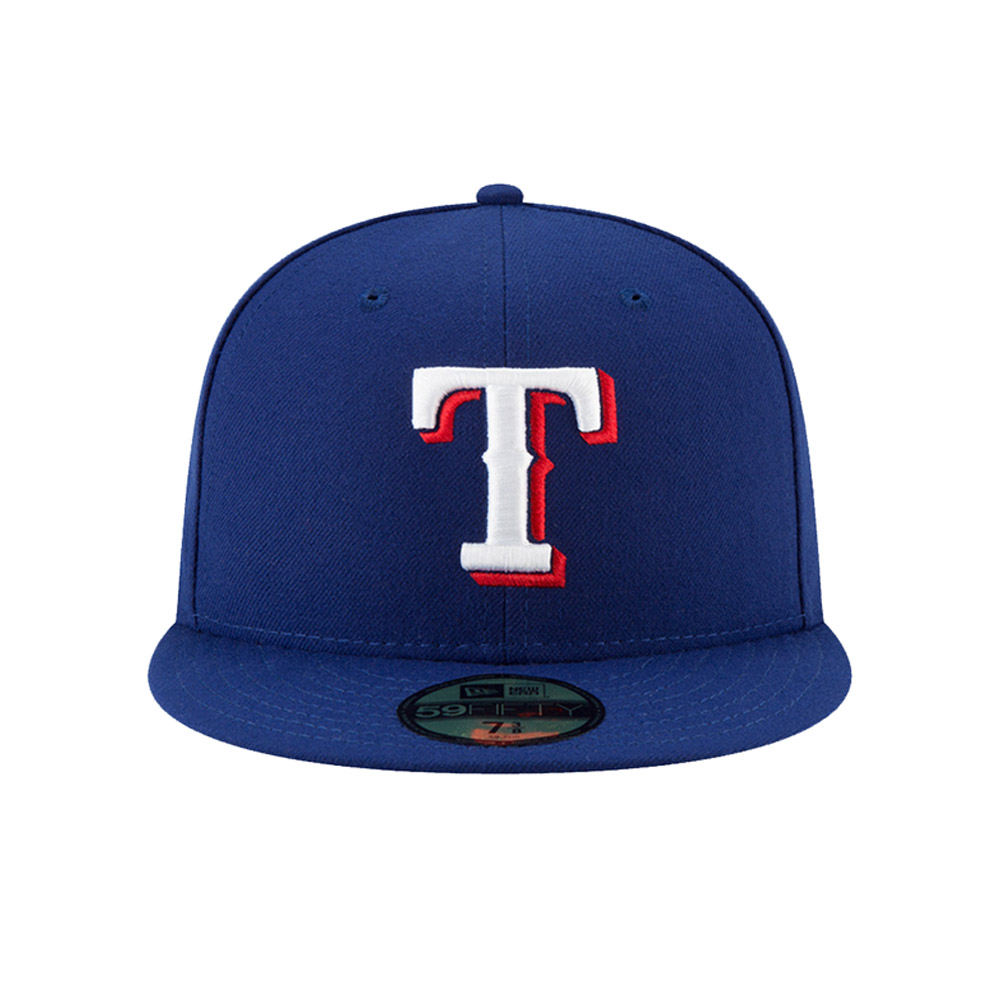 Blaue Texas Rangers Authentic On Field Game 59FIFTY Fitted Cap