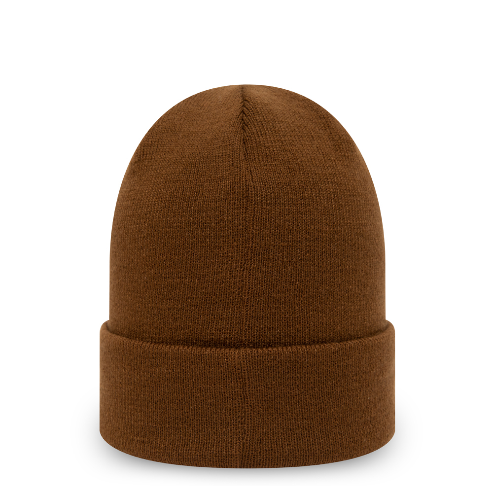 New Era Essential Brown Cuff Beanie Hat