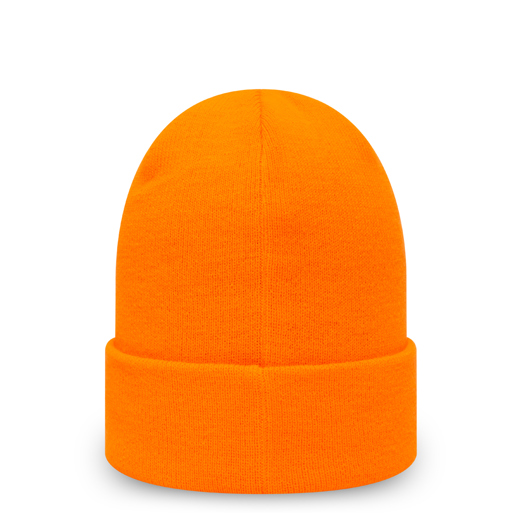New Era Essential Orange Cuff Beanie Hat