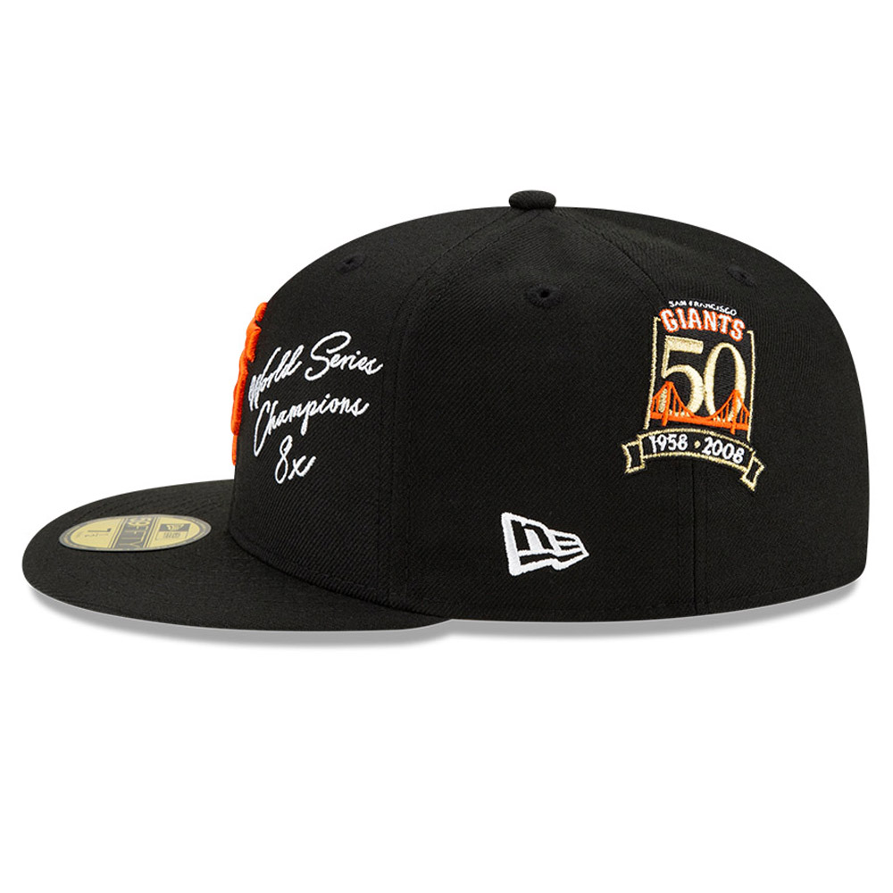 San Francisco Giants MLB Icon Black 59FIFTY Fitted Cap