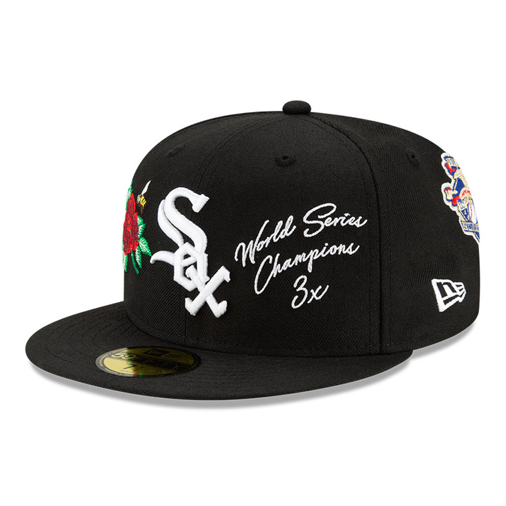 Chicago White Sox MLB Icon Schwarz 59FIFTY Fitted Cap