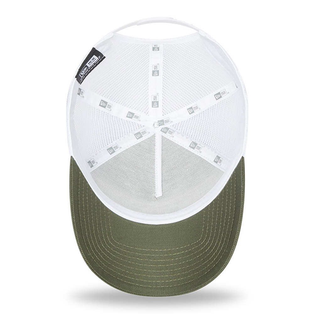 Casquette New Era Trucker Fish All Day A-Frame Olive