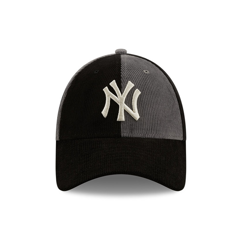 New York Yankees Cord Panel Negro 9FORTY Gorra