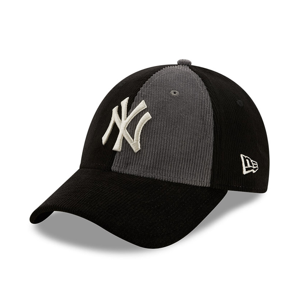 New York Yankees Cord Panel Negro 9FORTY Gorra