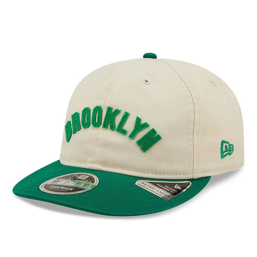 Official New Era Brooklyn Dodgers Cooperstown Light Cream 9FIFTY Retro ...