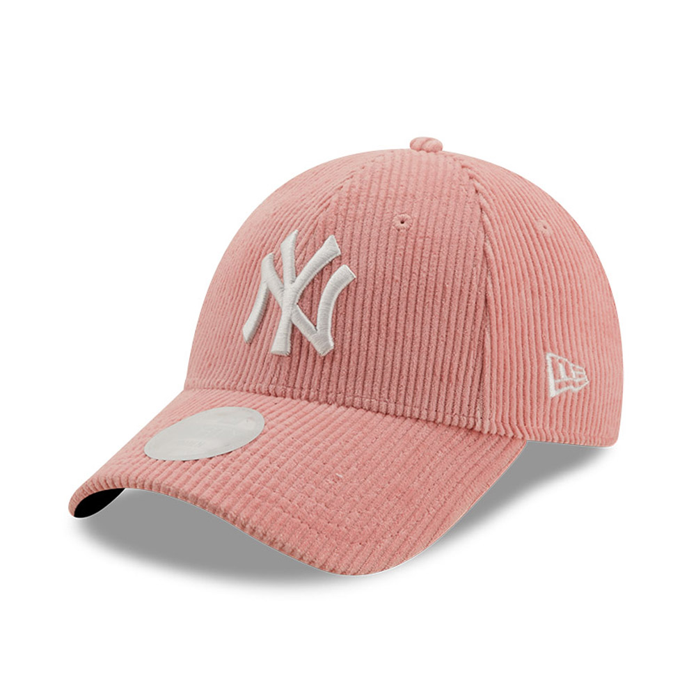New York Yankees Cord Womens Pink 9FORTY Gorra