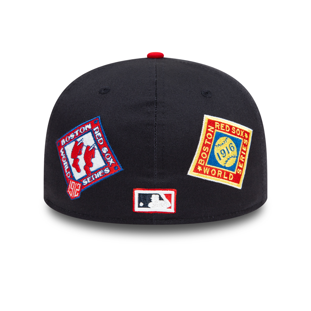 Boston Red Sox Cooperstown Patch Navy 59FIFTY Fitted Cap