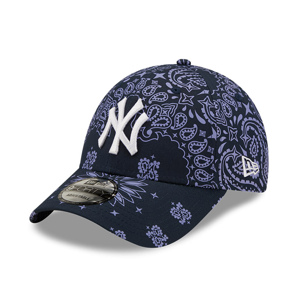 New York Yankees Paisley Print Blue 9FORTY Adjustable Cap