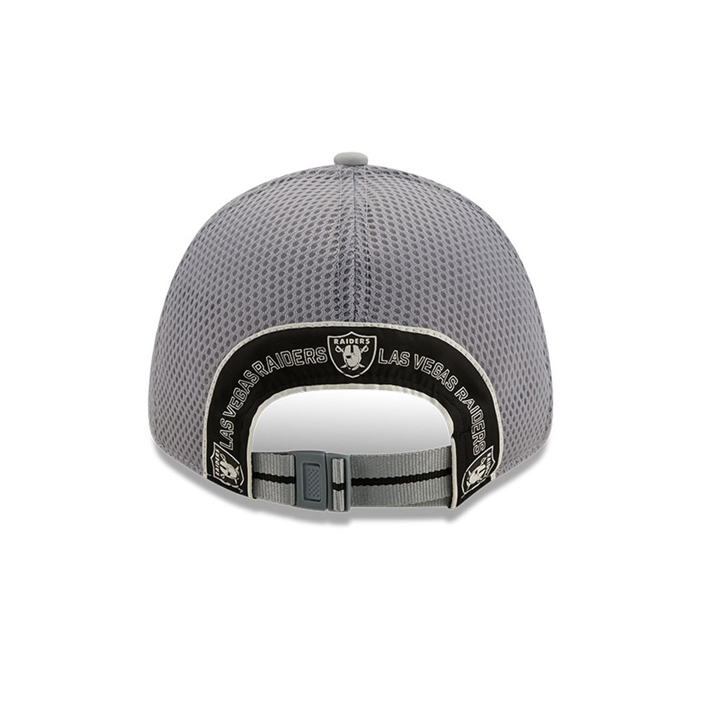 Las Vegas Raiders NFL Team Arch Soft Grey 9FORTY Sports Clip Cap