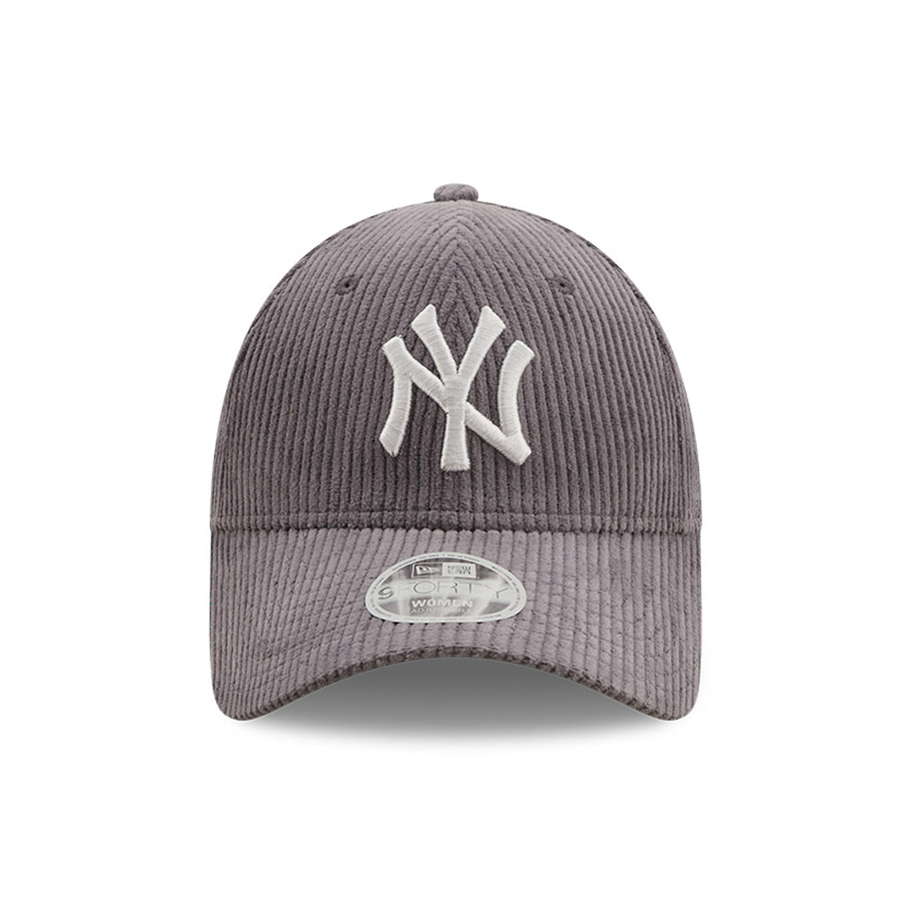 Casquette 9FORTY New York Yankees Velours Gris Femme