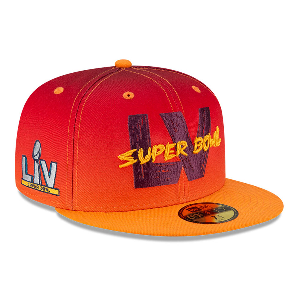 Cappellino 59FIFTY Super Bowl LV dei Tampa Bay Buccaneers rosso