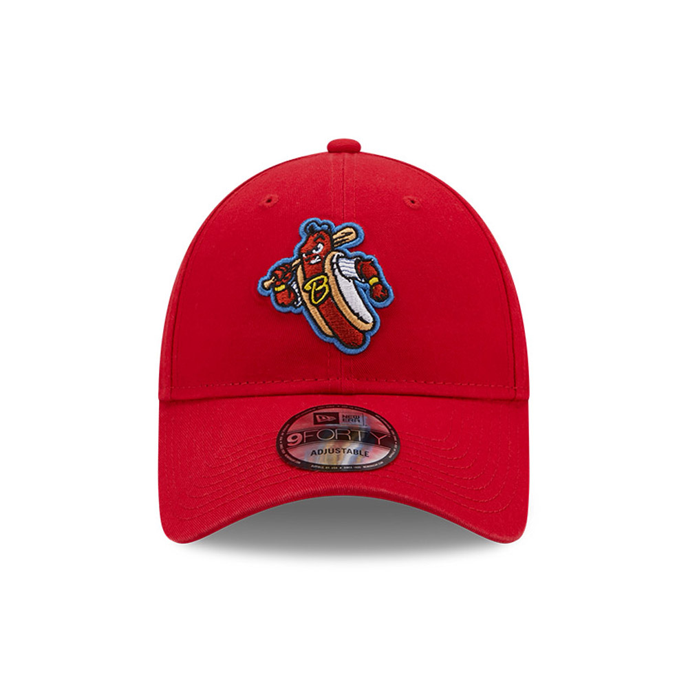 Cappellino 9FORTY Reading Fighting Phils MiLB rosso