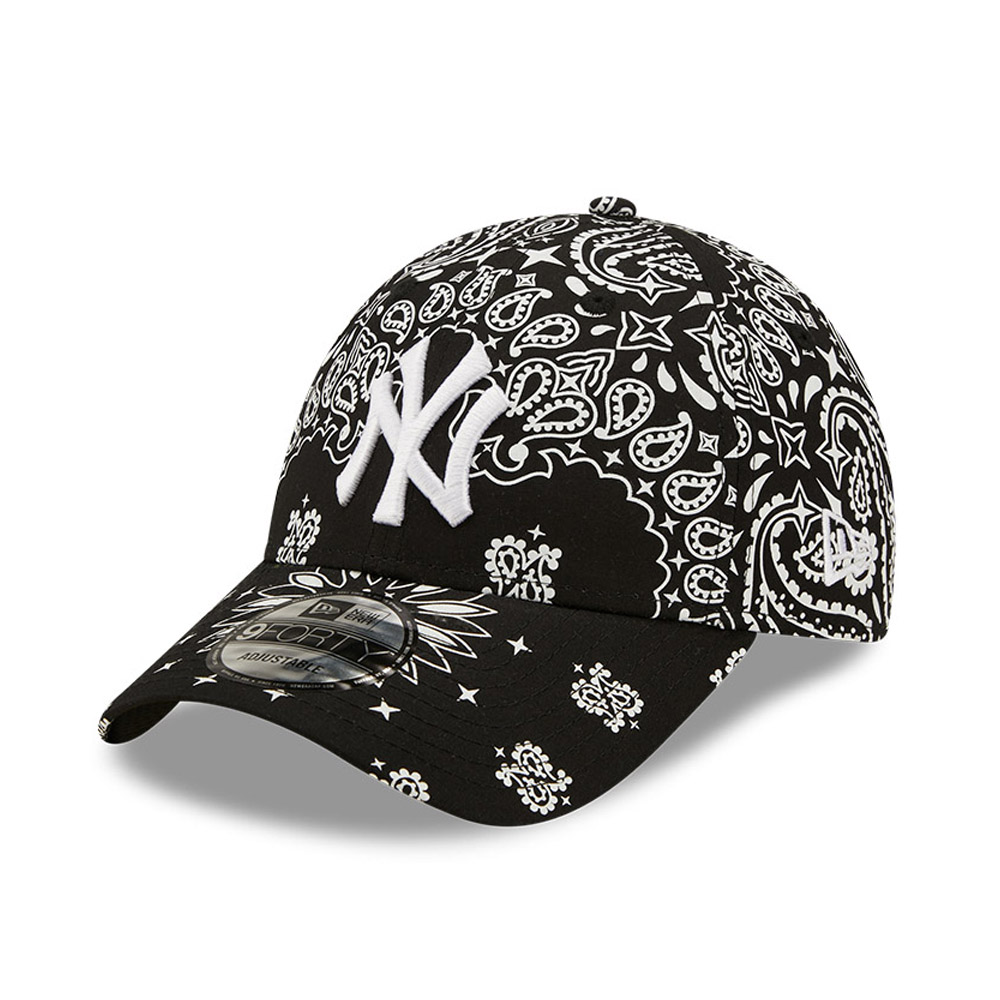 New York Yankees Paisley Print Noir 9FORTY Casquette