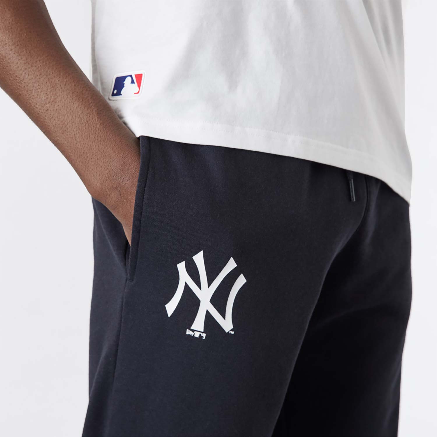 New York Yankees Team Logo Navy Joggers