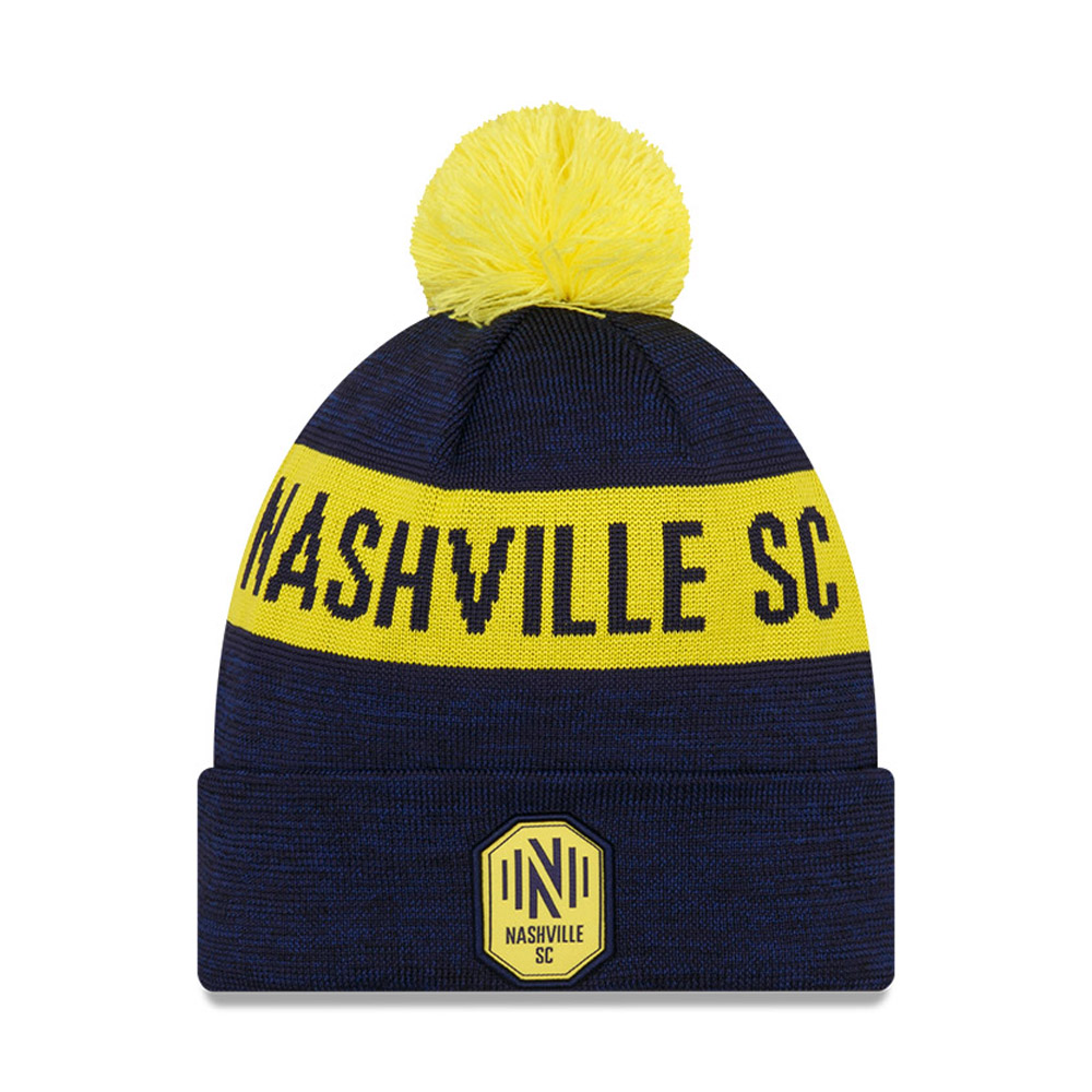 Nashville SC MLS Kick Off Blue Bobble Beanie Hat