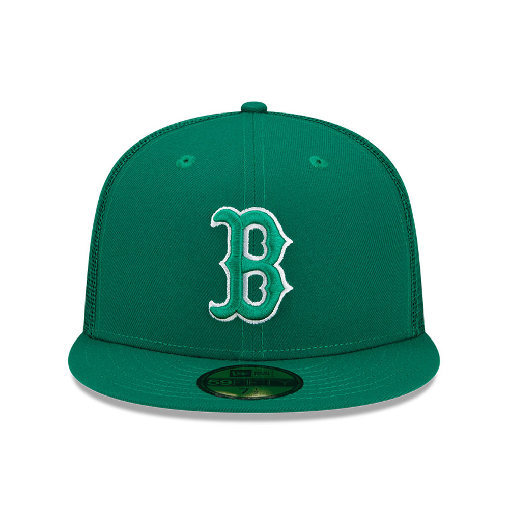 Boston Red Sox MLB St Patricks Day Green 59FIFTY Cap