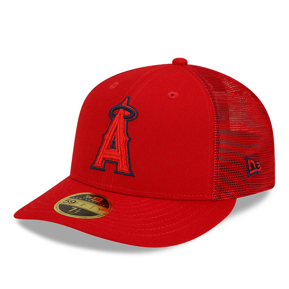 LA Angels MLB Batting Practice Red 59FIFTY Low Profile Cap