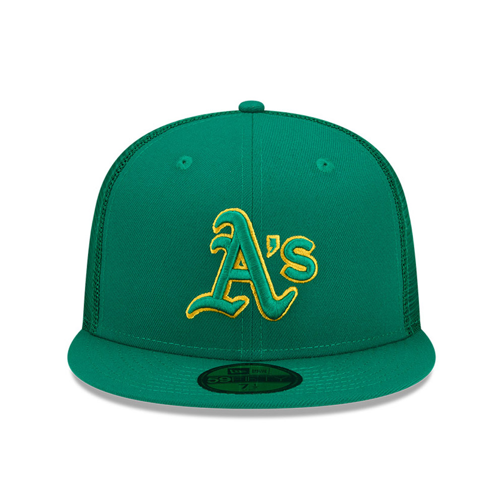 Oakland Athletics MLB Batting Practice Green 59FIFTY Fitted Cap