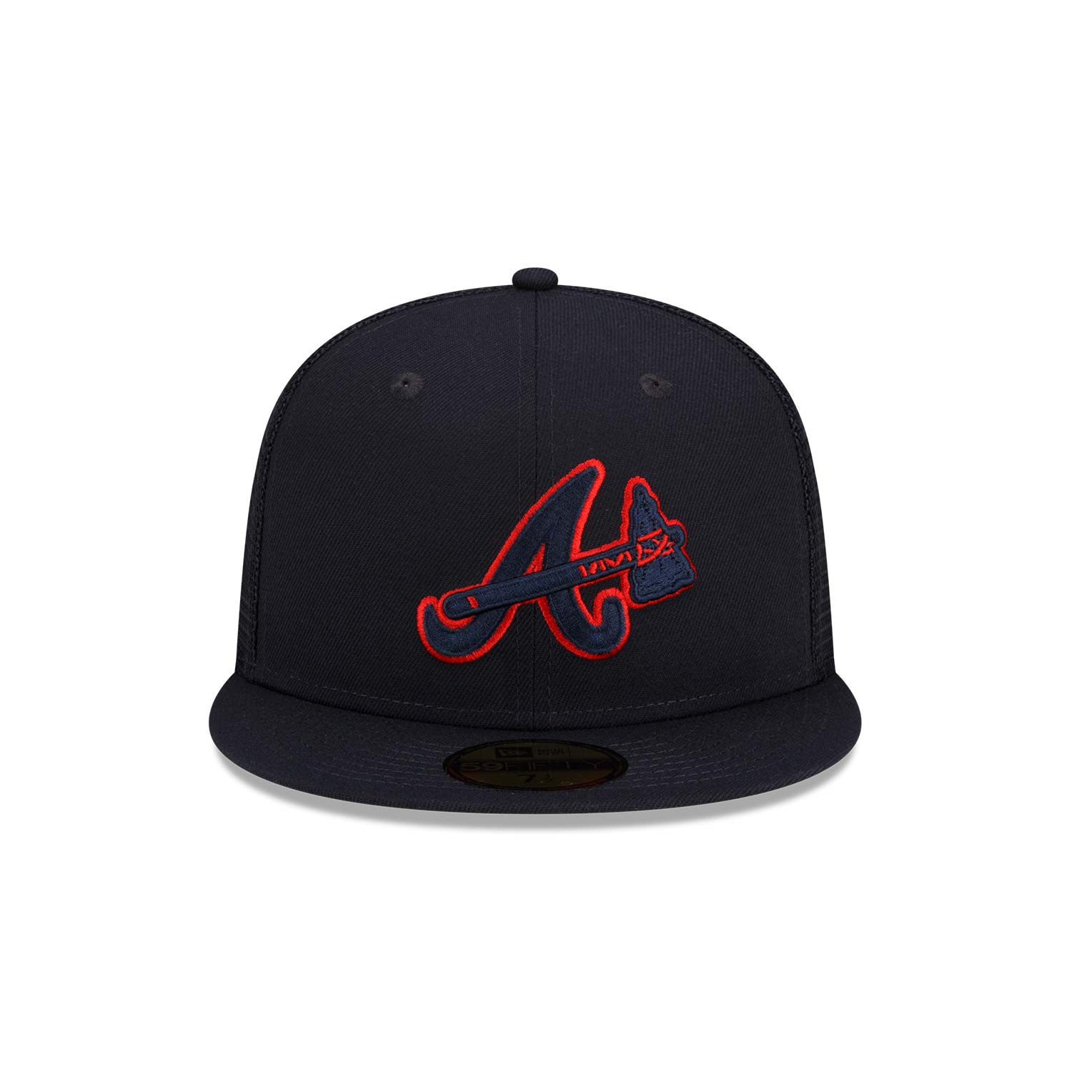 Casquette 59FIFTY Fitted Atlanta Braves MLB Batting Practice Bleu Marine
