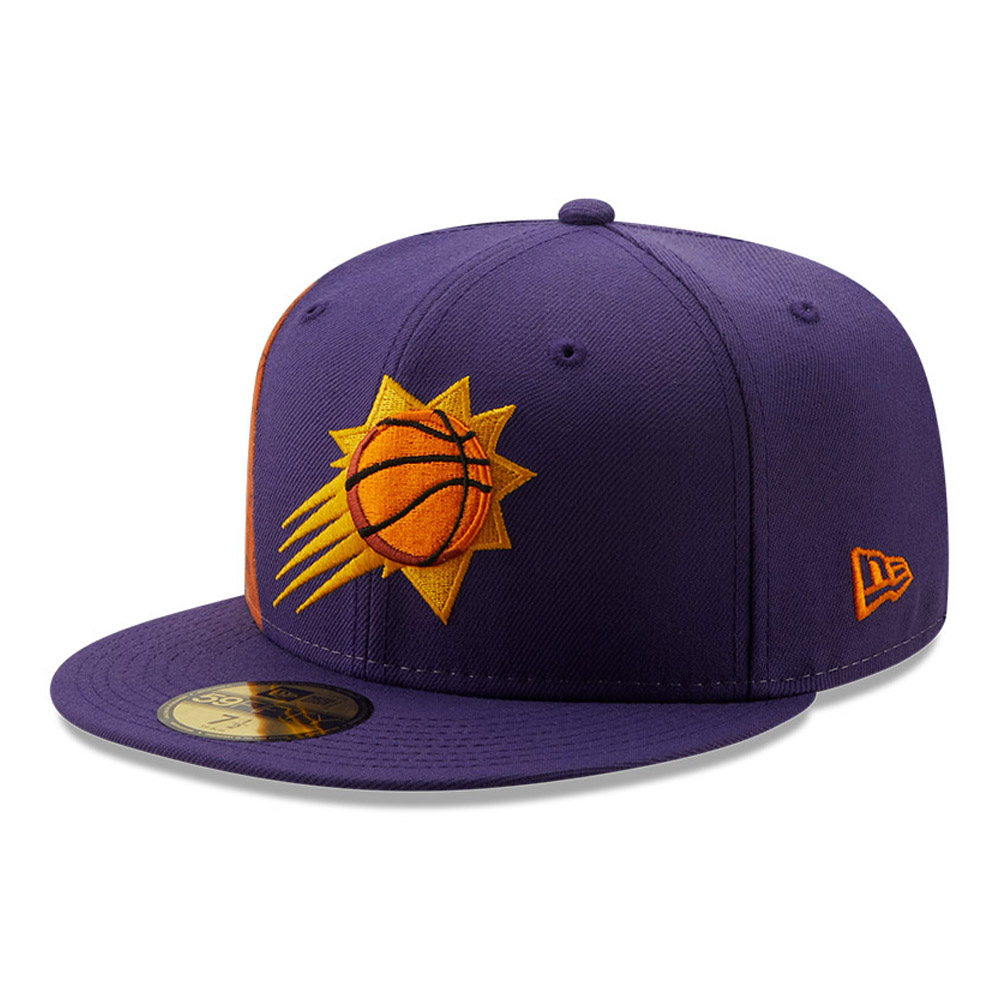Phoenix Suns NBA Side City Doodle Purple 59FIFTY Fitted Cap