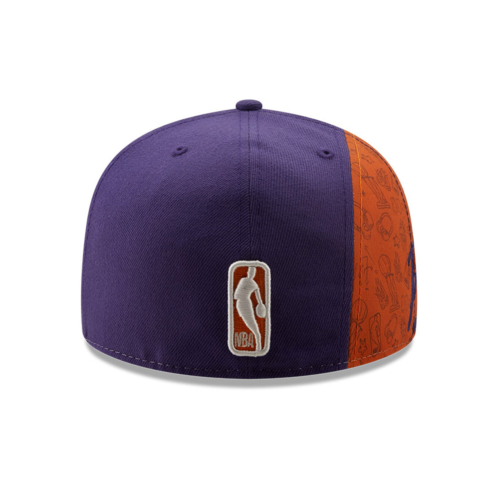 Phoenix Suns NBA Side City Doodle Purple 59FIFTY Fitted Cap