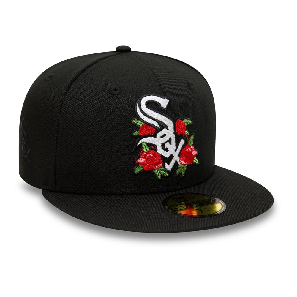 Chicago White Sox MLB Floral Black 59FIFTY Cap