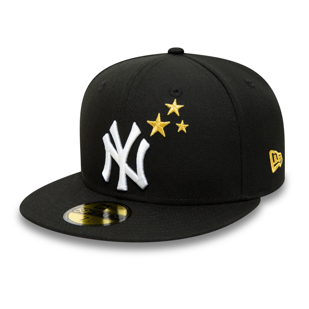  New York Yankees Stars Schwarze 59FIFTY Cap