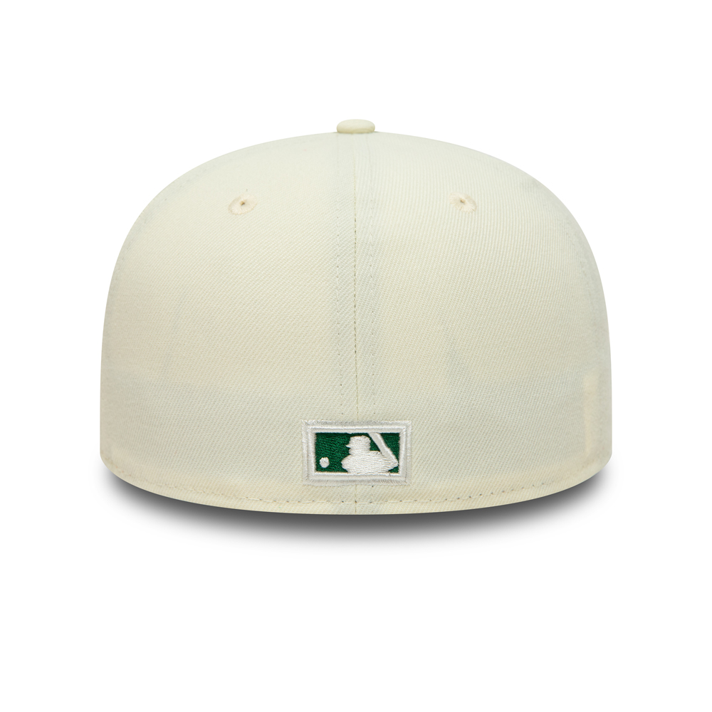 Oakland Athletics MLB Patch Chrome White 59FIFTY Cap