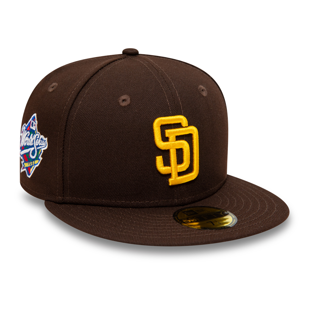 San Diego Padres World Series Patch Dark Brown 59FIFTY Fitted Cap