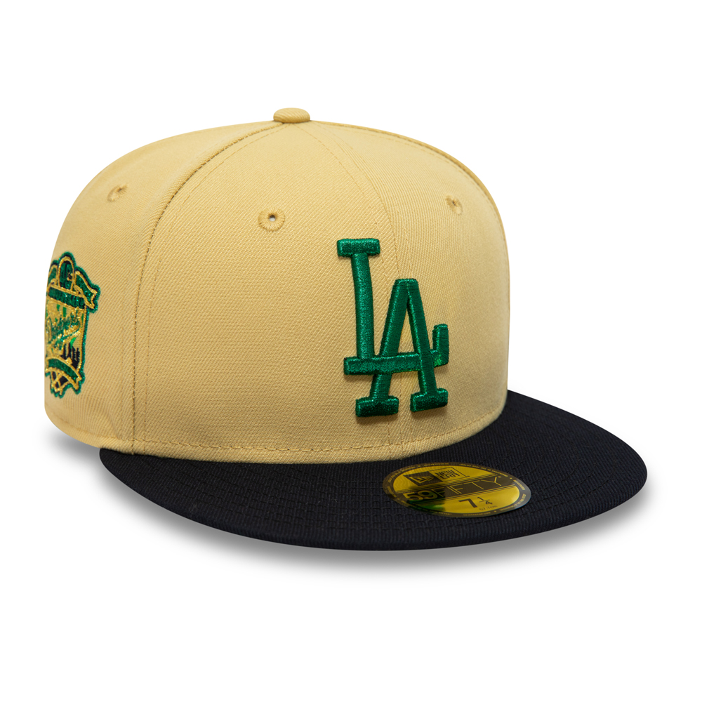 LA Dodgers Vegas Patch Gold 59FIFTY Cap