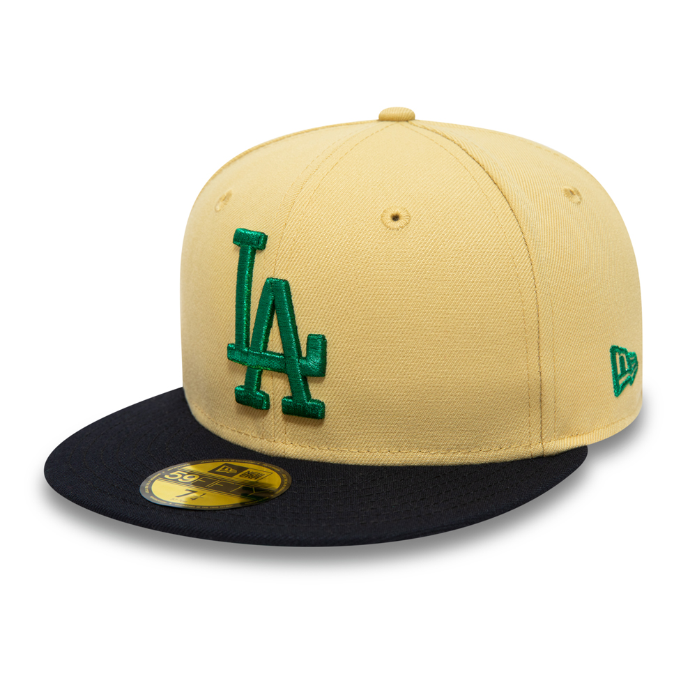 Gelbe LA Dodgers Vegas Patch 59FIFTY Fitted Cap