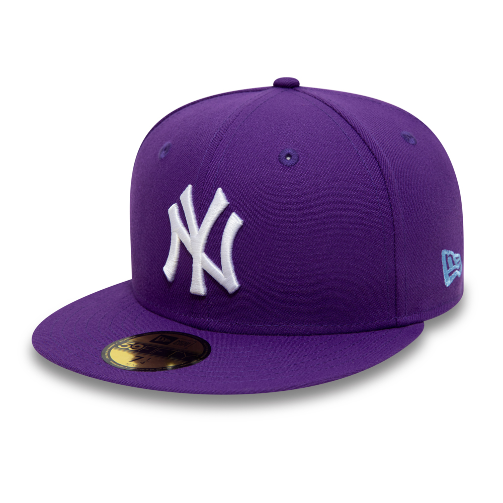 New York Yankees MLB Lila 59FIFTY Cap