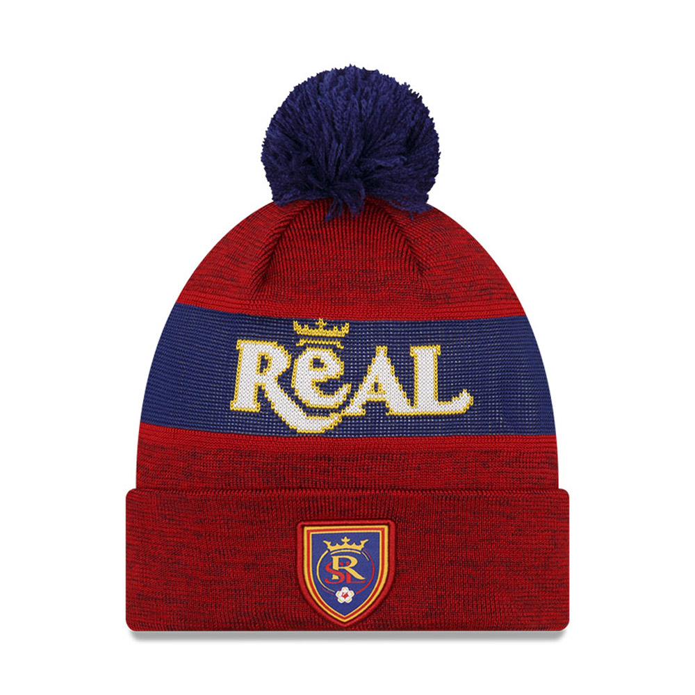 Real Salt Lake MLS Kick Off Red Bobble Beanie Hat