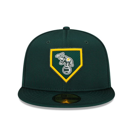 Casquette 59FIFTY Vert Oakland Athletics MLB Clubhouse