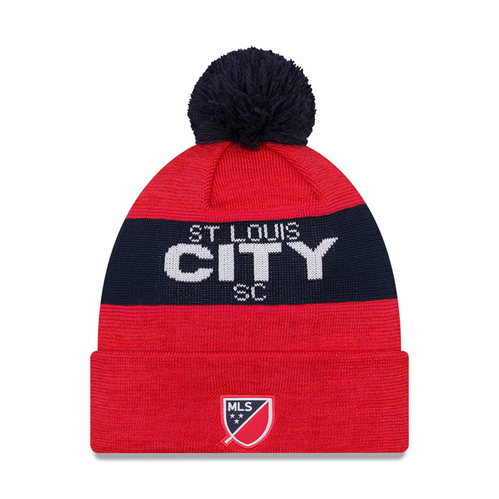 St. Louis City MLS Kick Off Pink Bobble Beanie Hat