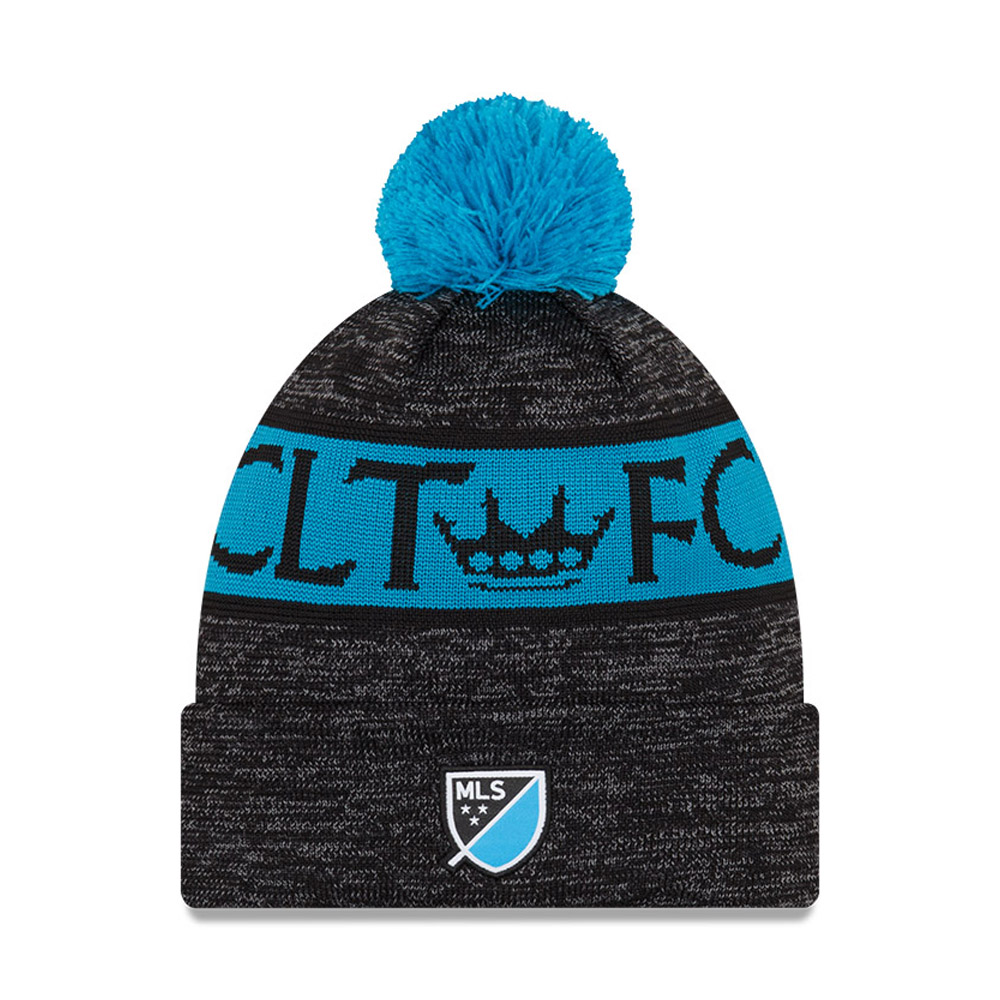 Charlotte FC MLS Kick Off Bobble Beanie Hat