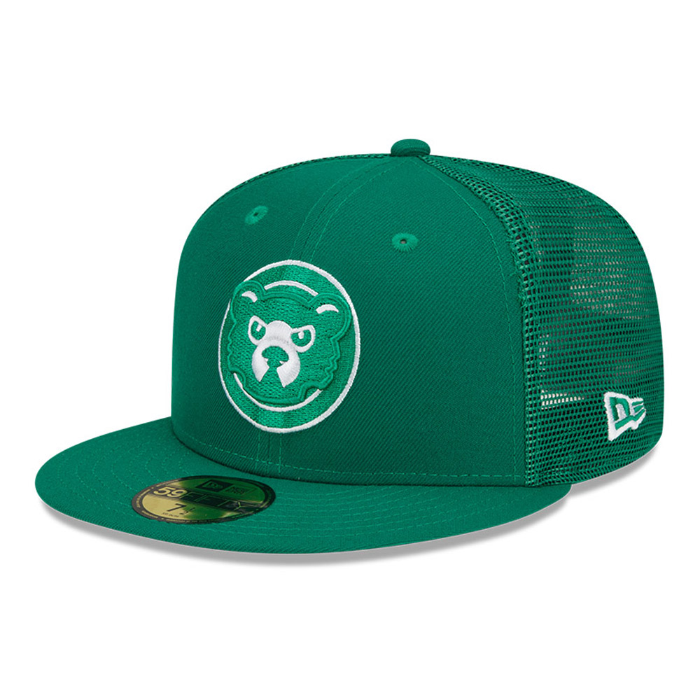 Chicago Cubs MLB St Patricks Day Green 59FIFTY Fitted Cap