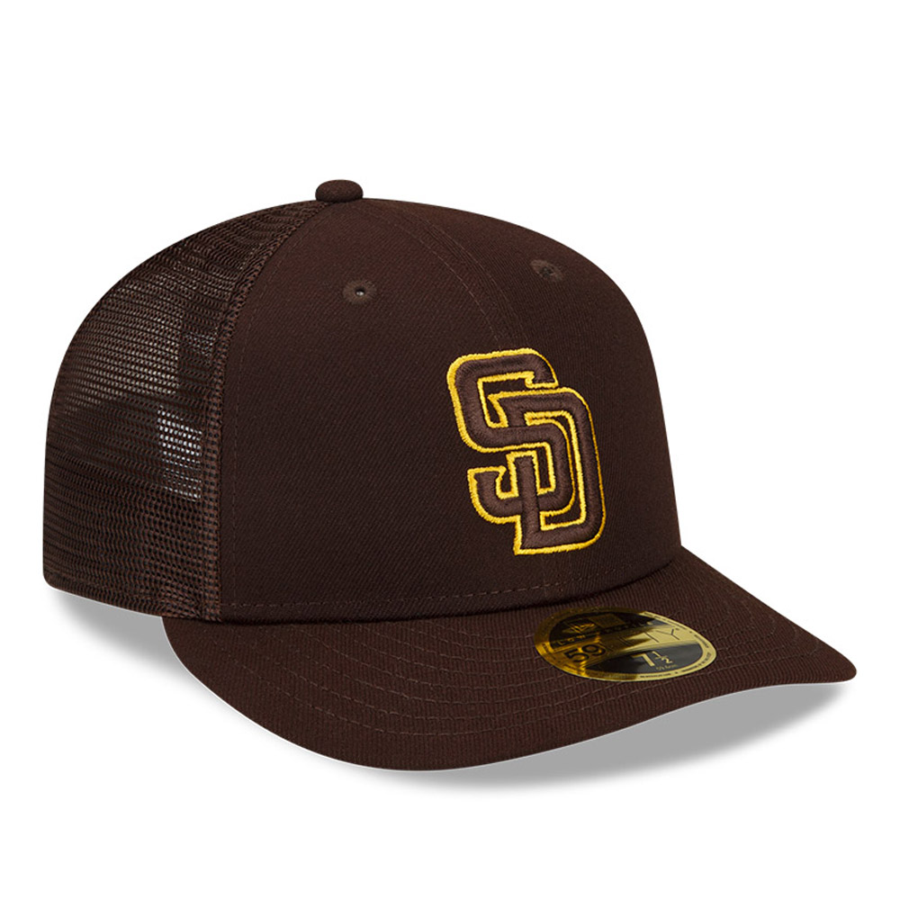Cappellino 59FIFTY Low Profile San Diego Padres MLB Batting Practice marrone