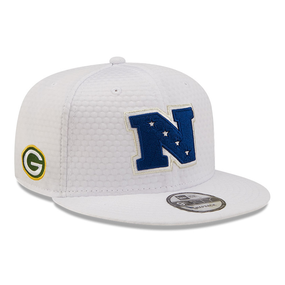 Green Bay Packers NFL Pro Bowl White 9FIFTY Snapback Cap