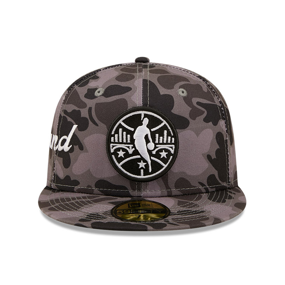 NBA Logo All Star Game Grey Camo 59FIFTY Fitted Cap