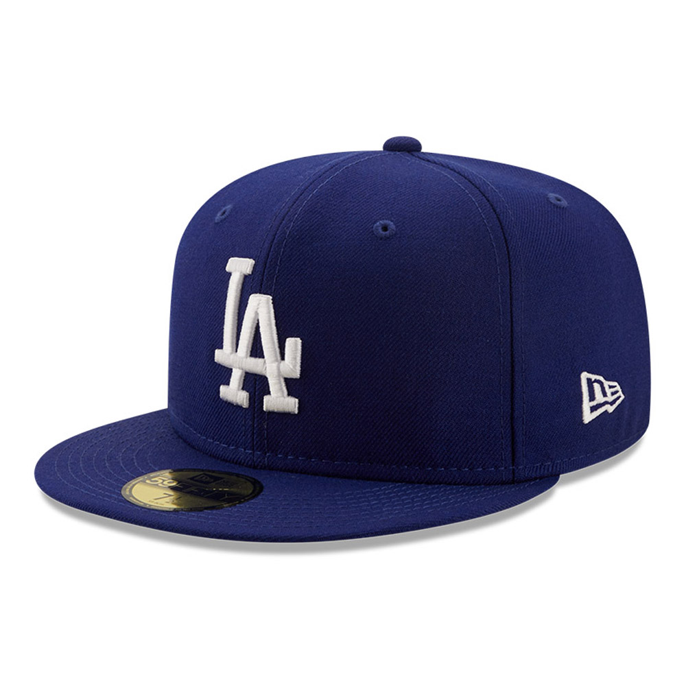 LA Dodgers MLB Logo History Blue 59FIFTY Cap