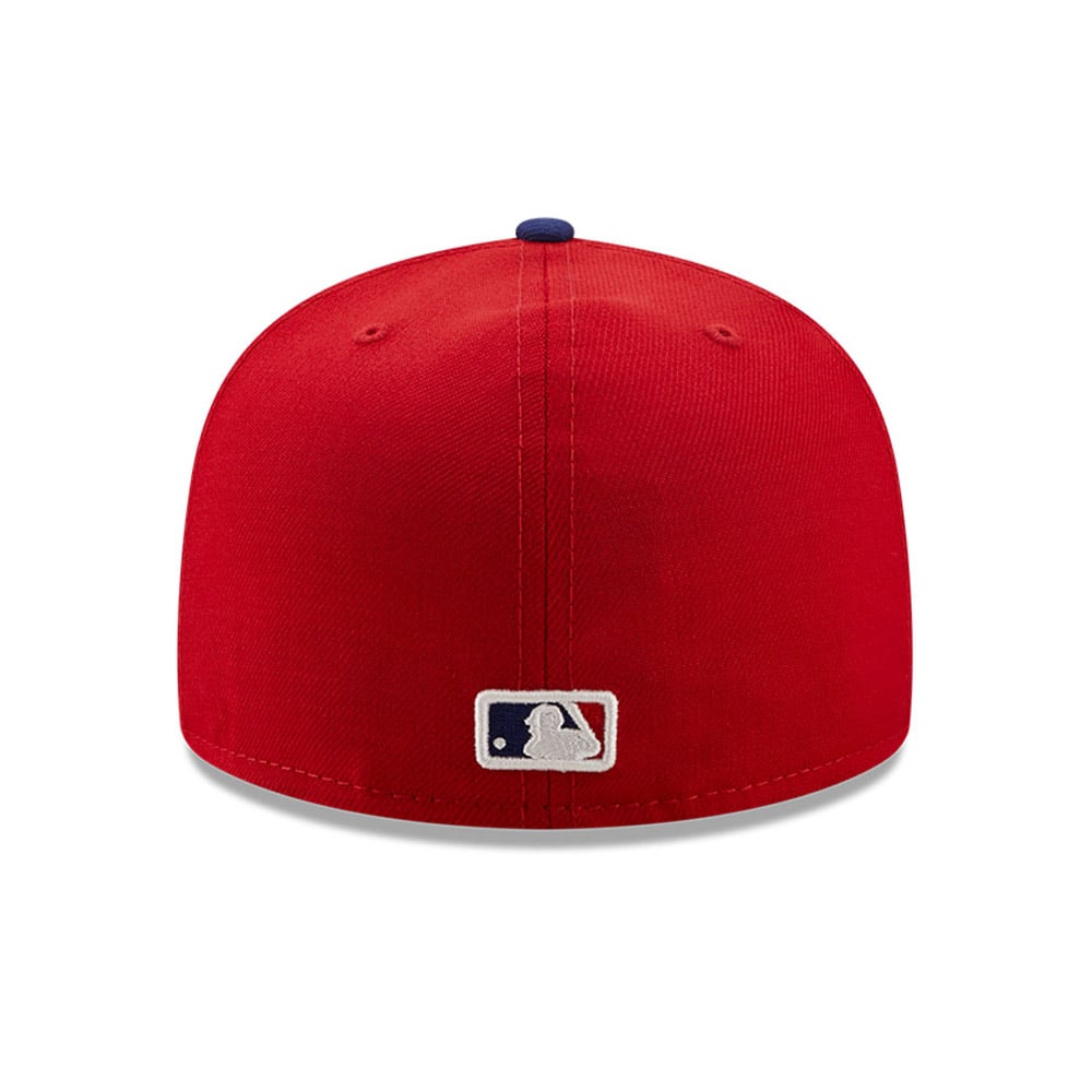 Philadelphia Phillies MLB Logo History Red 59FIFTY Fitted Cap
