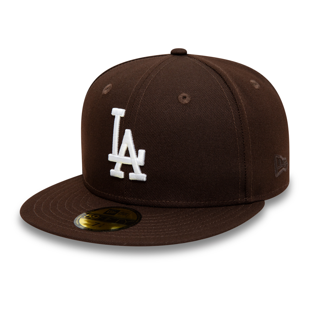 LA Dodgers World Series Patch Dark Brown 59FIFTY Cap