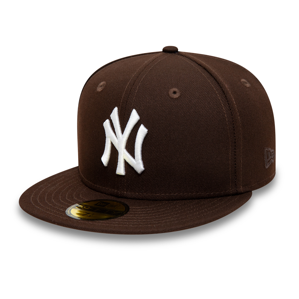 New York Yankees World Series Patch Dark Brown 59FIFTY Fitted Cap