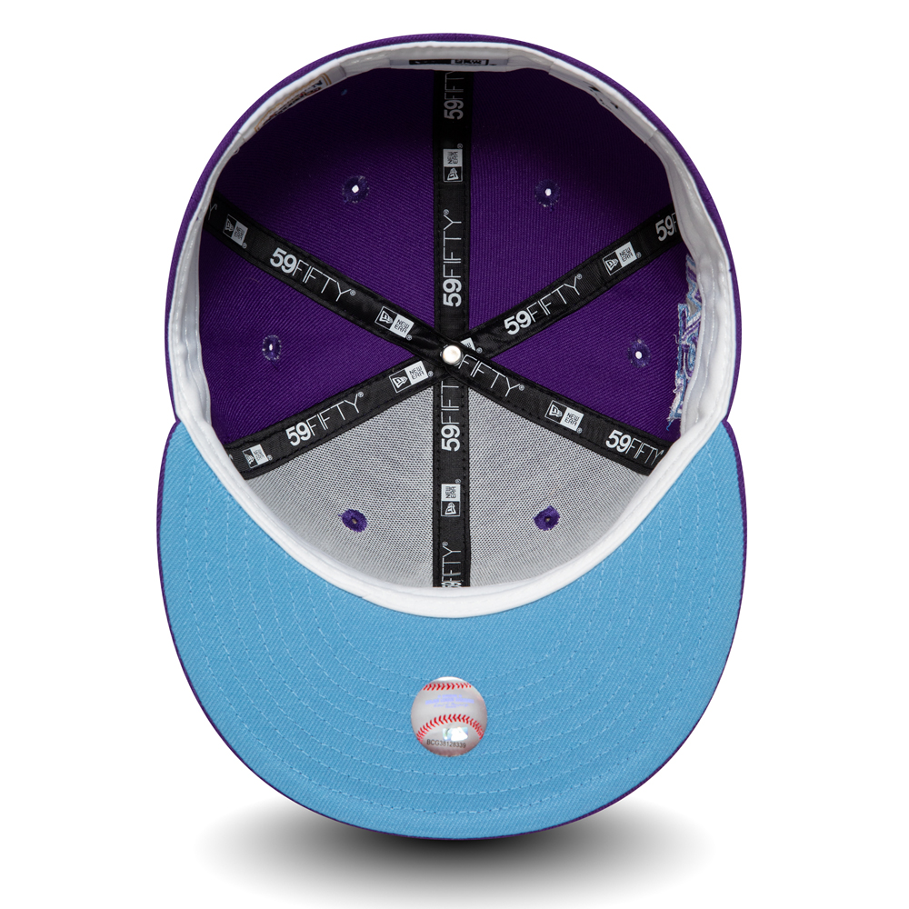 LA Dodgers MLB Purple 59FIFTY Fitted Cap
