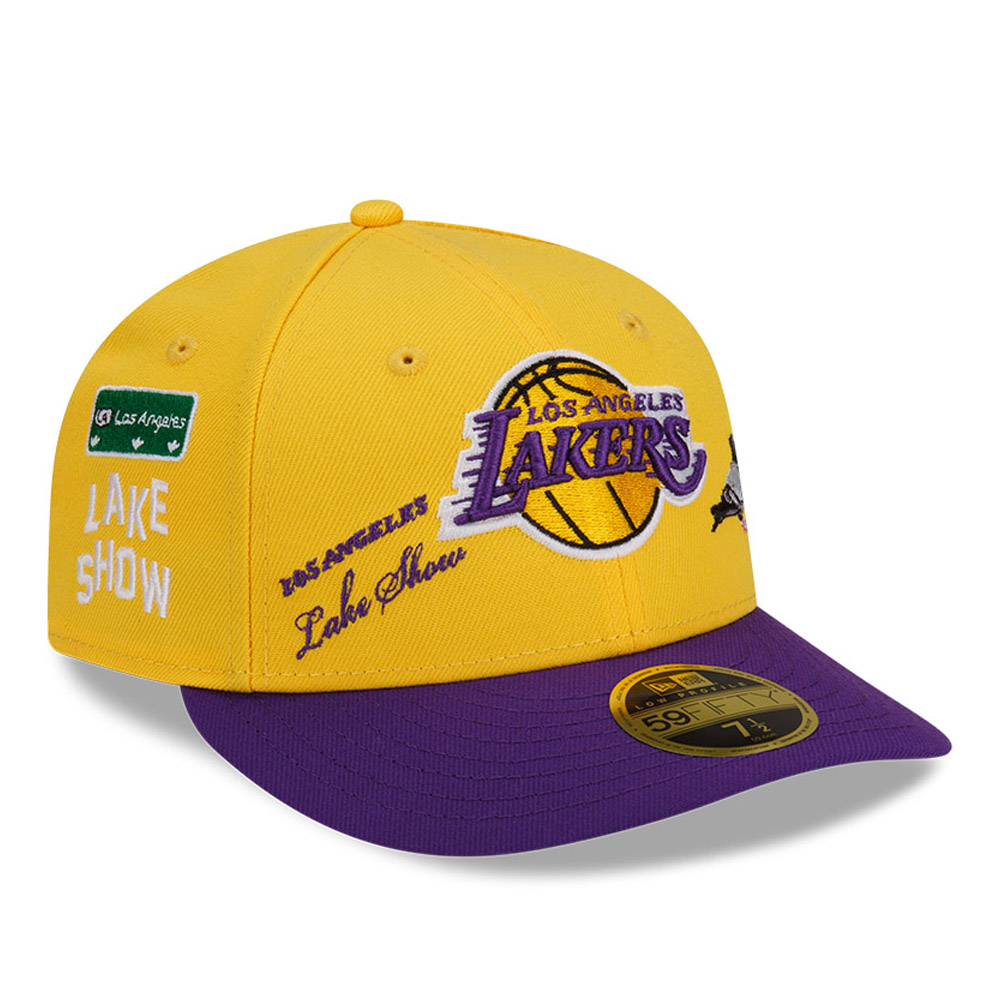 LA Lakers Staple Yellow 59FIFTY Low Profile Cap
