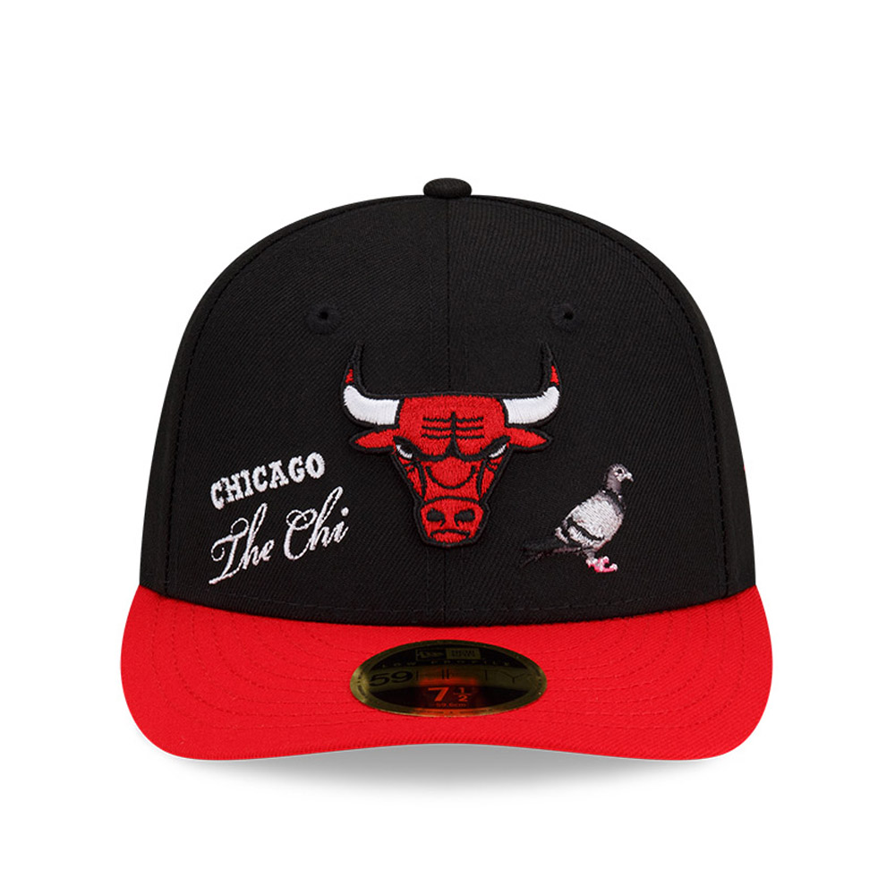 Chicago Bulls x Staple Black 59FIFTY Low Profile Cap