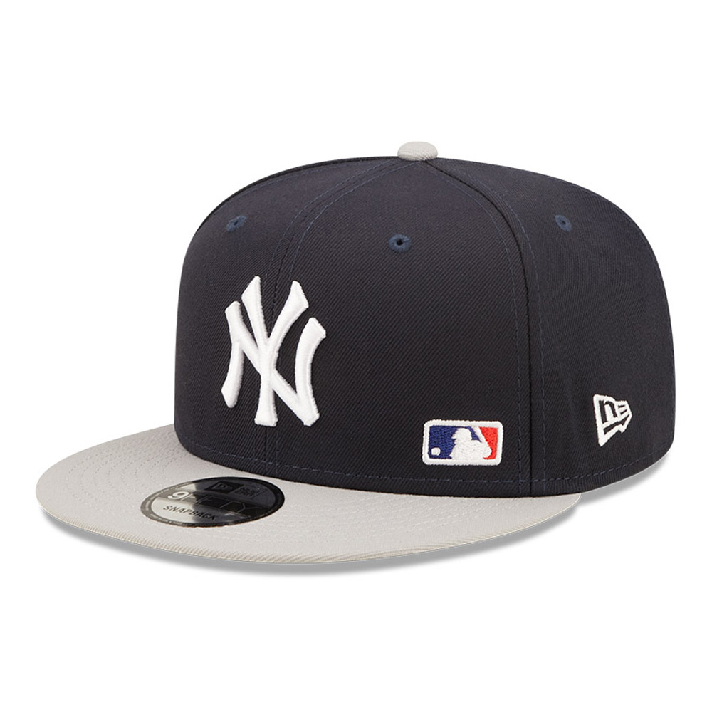 Cappellino 9FIFTY Snapback New York Yankees MLB Black Letter Arch Blu Navy