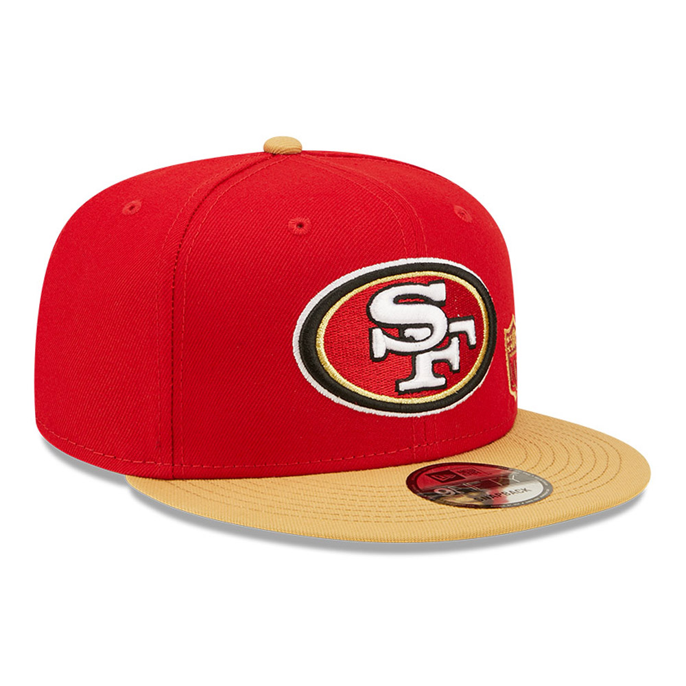 San Francisco 49ers NFL Black Letter Arch Red 9FIFTY Snapback Cap