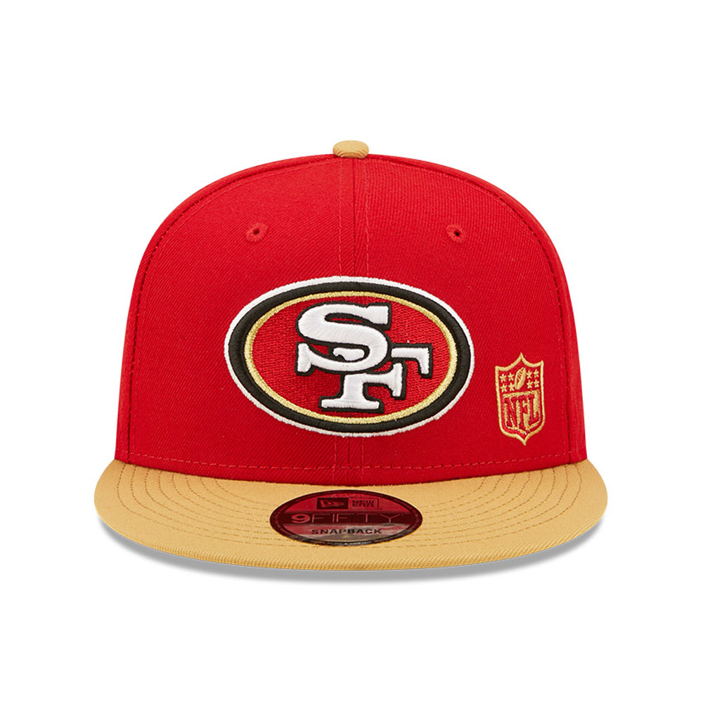 San Francisco 49ers NFL Black Letter Arch Red 9FIFTY Snapback Cap